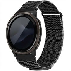 imoshion Magnetisches Milanaise Armband -   Universelle 22 mm Anschluss - Größe M - Schwarz