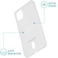 imoshion Soft Case Back Cover mit Kartenfach iPhone 11 - Transparent