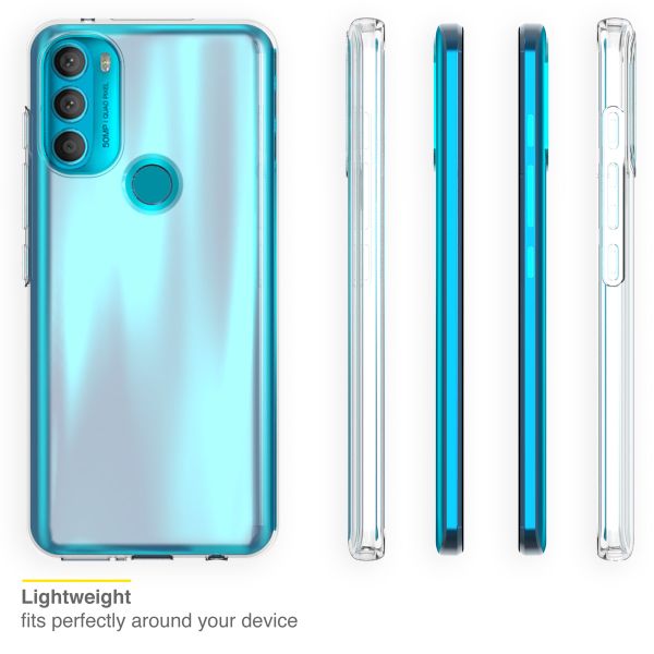 Accezz TPU Clear Cover für das Motorola Moto G71 - Transparent