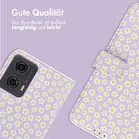 imoshion Design Klapphülle Motorola Moto G24 Power - White Daisy