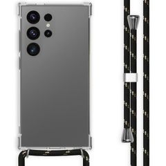 imoshion Backcover mit Band Samsung Galaxy S24 Ultra - Schwarz & Gold