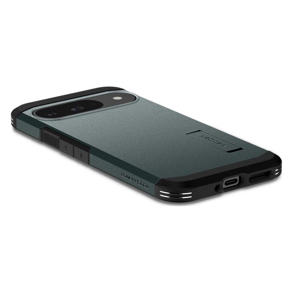 Spigen Tough Armor™ Case für das Google Pixel 9 / 9 Pro - Abyss Green