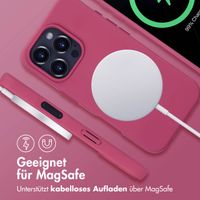 imoshion Color Backcover mit abnehmbarem Handykette und MagSafe Apple iPhone 16 Pro Max - Raspberry