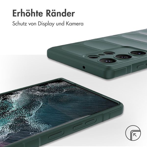 imoshion EasyGrip Backcover Samsung Galaxy S23 Ultra - Dunkelgrün