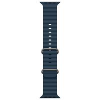 Apple Ocean Armband für die Apple Watch Series 1 bis 10 / SE / Ultra (2) (44/45/46/49 mm) - Blau