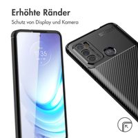 imoshion Carbon-Hülle für das Motorola Moto G60 - Schwarz