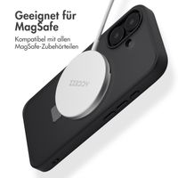 Accezz Ring Stand Backcover mit MagSafe für das Apple iPhone 16 - Schwarz
