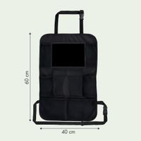 imoshion Autositz Organizer für Kinder – 9 Fächer - Inklusive Tablet-Halter – Schwarz