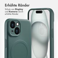 imoshion Color Back Cover mit MagSafe Apple iPhone 15 - Dunkelgrün