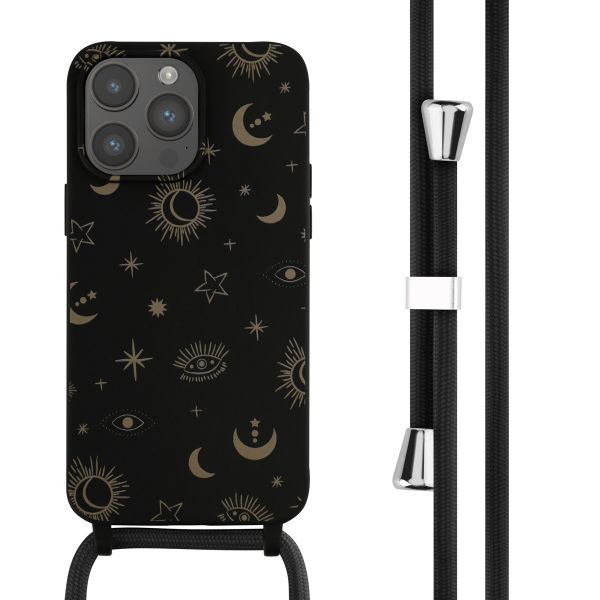 imoshion Silikonhülle design mit Band für das iPhone 14 Pro Max - Sky Black