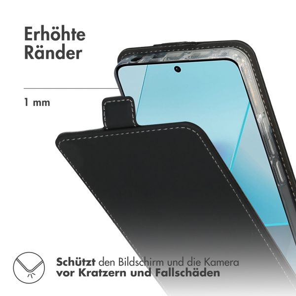 Accezz Flip Case für das Xiaomi Redmi Note 13 Pro (5G) / Poco X6 - Schwarz