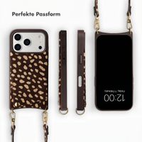 Selencia Nova Echtleder Backcover mit Kartenhalter Apple iPhone 17 Pro - Fawn Chic