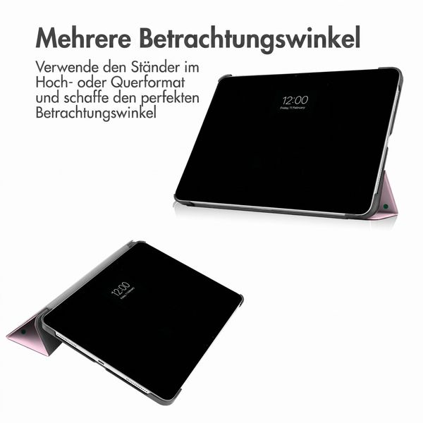 imoshion Design Trifold Klaphülle Apple iPad Air 11 Zoll (2026) M4 / (2025) M3 / (2024) M2 / Air 5 (2022) / Air 4 (2020) - Happy Dots