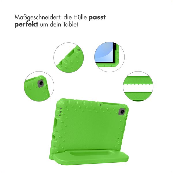 imoshion Schutzhülle mit Handgriff kindersicher Samsung Galaxy Tab A11 / A9 8.7 Zoll - Grün
