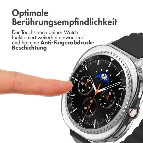 imoshion Bumper Hard Case für das Samsung Galaxy Watch 8 Classic (46 mm) - Transparent