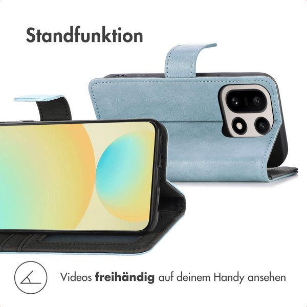 imoshion Luxuriöse Klapphülle OnePlus 15 - Hellblau
