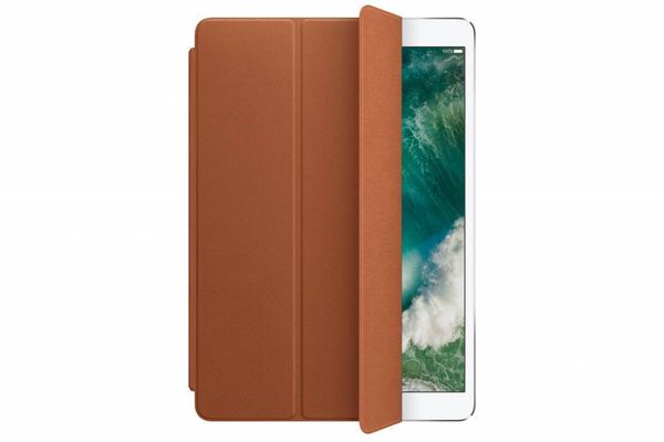Apple Leather Smart Cover Apple iPad 9 (2021) 10.2 Zoll / iPad 8 (2020) 10.2 Zoll / iPad 7 (2019) 10.2 Zoll / Air 3 (2019) / Pro 10.5 (2017) - Saddle Brown