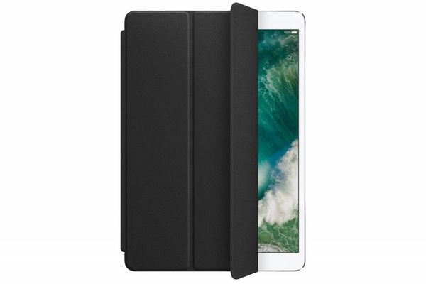 Apple Leather Smart Cover Apple iPad 9 (2021) 10.2 Zoll / iPad 8 (2020) 10.2 Zoll / iPad 7 (2019) 10.2 Zoll / Air 3 (2019) / Pro 10.5 (2017) - Schwarz