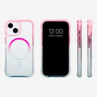 Selencia Gradient MagSafe Back Cover Apple iPhone 15 - Rosa / Blau