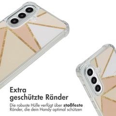 imoshion Design Hülle mit Band Samsung Galaxy A56 - Beige Graphic