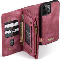 CaseMe Luxuriöse 2-in-1-Portemonnaie-Klapphülle Leder iPhone 12 Pro Max