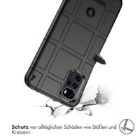 imoshion Rugged Shield Backcover für das Motorola Moto G22 / E32 / E32s - Schwarz