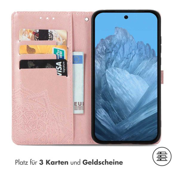 imoshion Mandala Klapphülle für das Google Pixel 9 Pro XL - Rose Gold