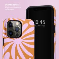 Selencia Vivid Tough Back Cover für das Apple iPhone 14 Pro Max - Modern Bloom Pink