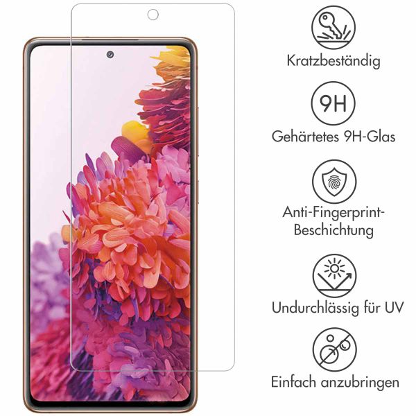 Selencia Displayschutz aus gehärtetem Glas für Samsung Galaxy S20 FE