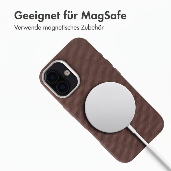 Accezz Mesh Backcover mit MagSafe Apple iPhone 17 - Braun