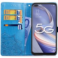 imoshion Mandala Klapphülle Oppo Reno4 Z 5G - Türkis