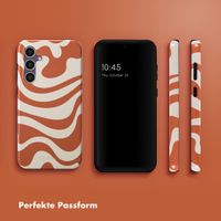 Selencia Vivid Back Cover Samsung Galaxy S23 FE - Dream Swirl Orange