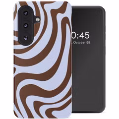 Selencia Vivid Back Cover Samsung Galaxy S26 - Dream Swirl Chocolate