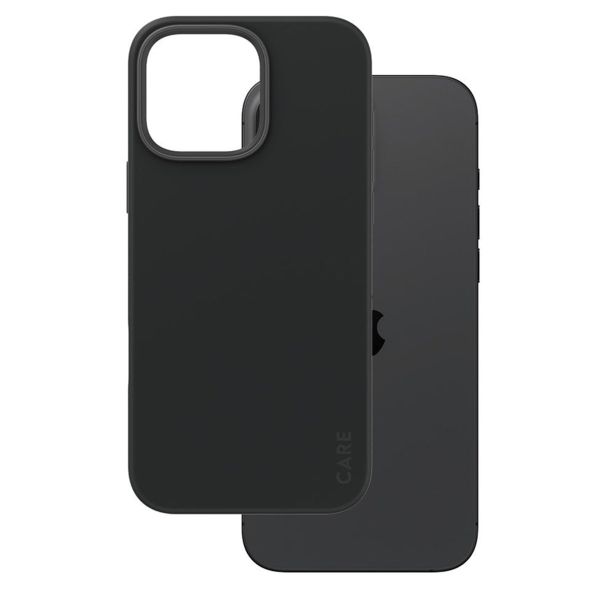 CARE by PanzerGlass Fashion Back Cover MagSafe für das iPhone 16 Pro Max - Schwarz