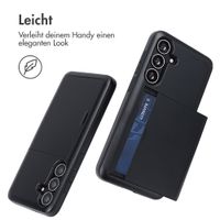 imoshion Backcover mit Kartenfach Samsung Galaxy S25 FE - Schwarz