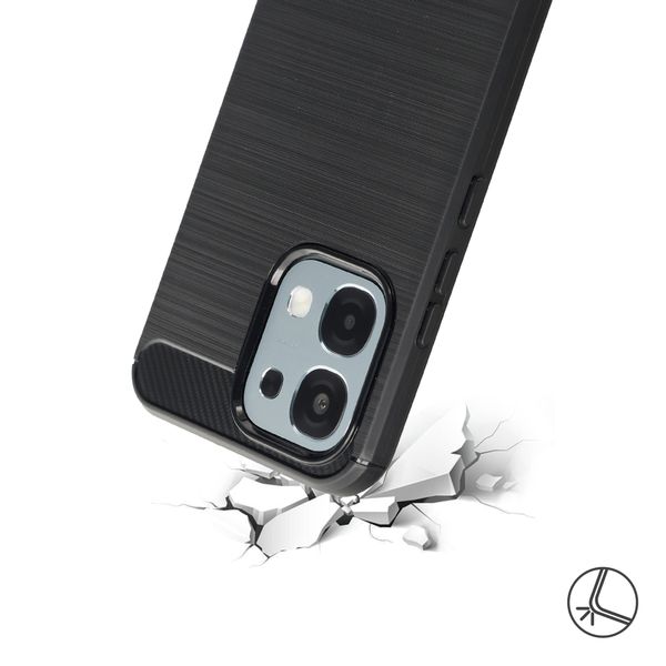 imoshion Brushed Back Cover Oppo A6 Pro (5G) - Schwarz