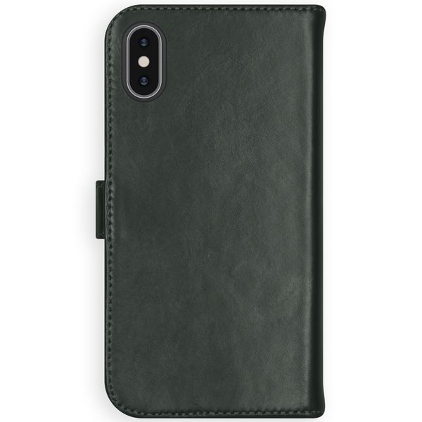Selencia Echtleder Klapphülle Apple iPhone X / Xs - Grün
