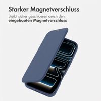 imoshion Transparente Bookcase mit MagSafe Apple iPhone 17 Pro Max - Blau