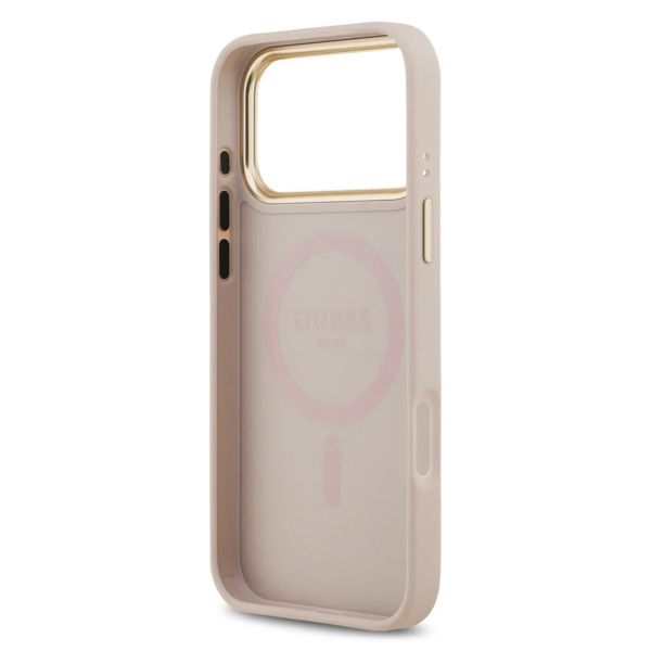Guess Classic 4G Logo Backcover MagSafe Apple iPhone 17 Pro Max - Rosa