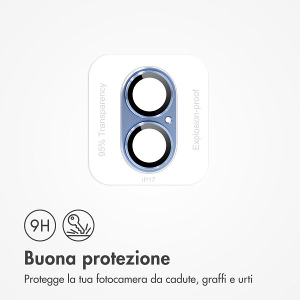 imoshion Kameraprotektor aus Glas 2er-Pack für das Apple Apple iPhone 17 - Mist Blue