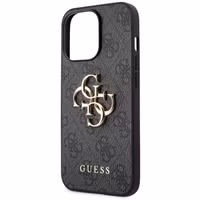 Guess 4G Metal Logo Back Cover Apple iPhone 13 Pro - Grau