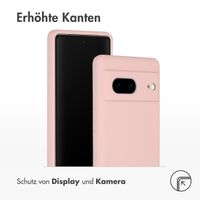 Accezz Liquid Silikoncase für das Google Pixel 7 - Rosa