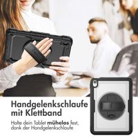 Accezz Robustes Back Cover mit Schultergurt Apple iPad 11 (2025) 11 Zoll A16 / iPad 10 (2022) 10.9 Zoll - Transparent