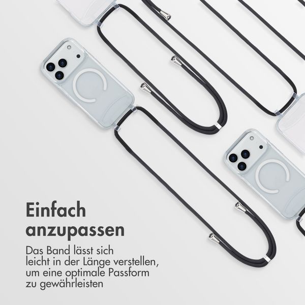 imoshion MagSafe Hülle mit abnehmbarem Band Apple iPhone 17 Pro - Transparent
