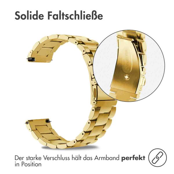 imoshion Edelstahlarmband - 20-mm-Universalanschluss - Gold