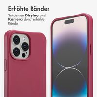 imoshion Color Backcover mit abnehmbarem Handykette und MagSafe Apple iPhone 14 Pro Max - Raspberry