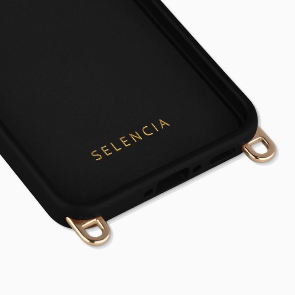 Selencia Rivièra Backcover mit MagSafe mit abnehmbaren Haken Samsung Galaxy A17 (5G) / (4G) - Velvet Black