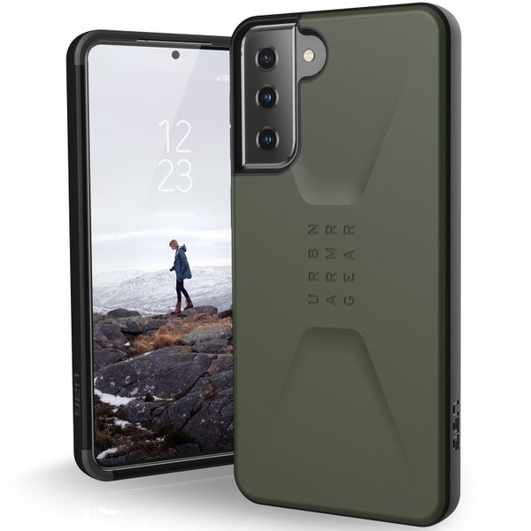 UAG Civilian Backcover für das Samsung Galaxy S21 - Olive