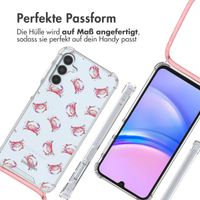 imoshion Design Hülle mit Band für das Samsung Galaxy A15 (5G/4G) - Crab Watercolor