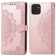 imoshion Mandala Klapphülle für das Samsung Galaxy A03 - Rose Gold